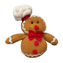 Load image into Gallery viewer, Fabric Gingerbread Ornament Asrt