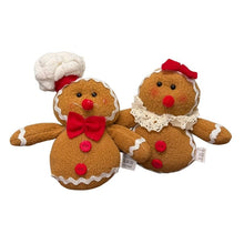 Load image into Gallery viewer, Fabric Gingerbread Ornament Asrt