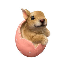 Load image into Gallery viewer, Bunny Sitting in an Easter Egg 3.5"