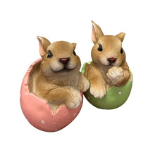 Load image into Gallery viewer, Bunny Sitting in an Easter Egg 3.5"