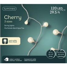 Load image into Gallery viewer, Warm White Cherry Bulbs String Lights 120LED