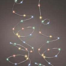 Load image into Gallery viewer, Micro Multi-Coloured String Lights 50LED Battery Operated