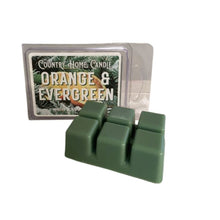 Load image into Gallery viewer, Orange & Evergreen Candle