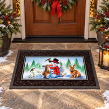 Load image into Gallery viewer, Snowman and Friends Sassafras Indoor/Outdoor Mat Insert