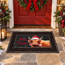 Load image into Gallery viewer, Holly Homestead Highland Cow Sassafras Indoor/Outdoor Mat Insert