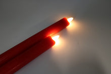 Load image into Gallery viewer, Battery Operated Tapers S/2 - Red