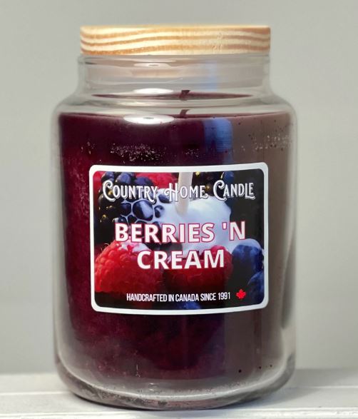 26oz Jar Candle - Berries n' Cream