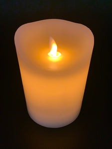Battery Operated 3.5" Pillar Candle - 5" Tall