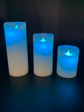 Load image into Gallery viewer, Battery Operated Colour Changing 4" Candles - Set of 3