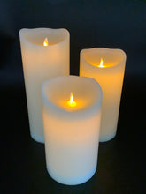 Load image into Gallery viewer, Battery Operated 5&quot; Pillar Candle - 12&quot; Tall
