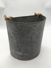 Load image into Gallery viewer, Galvanized Bucket Large
