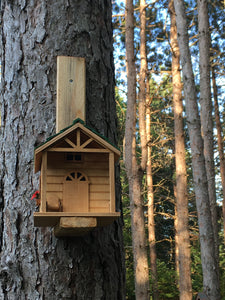 Birdhouse Living The Life Cabin Natural