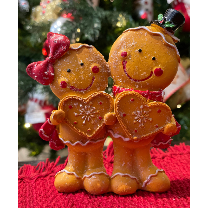 Resin Gingerbread Couple