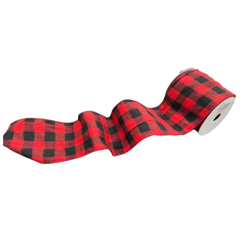 Buffalo Large Check Ribbon 25ft
