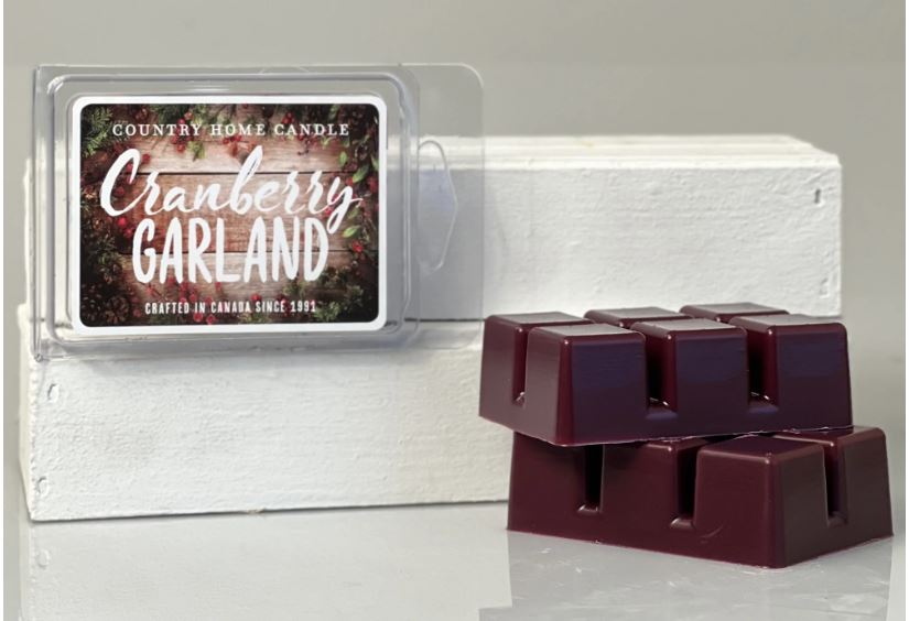 Wax Scent Squares - Cranberry Garland