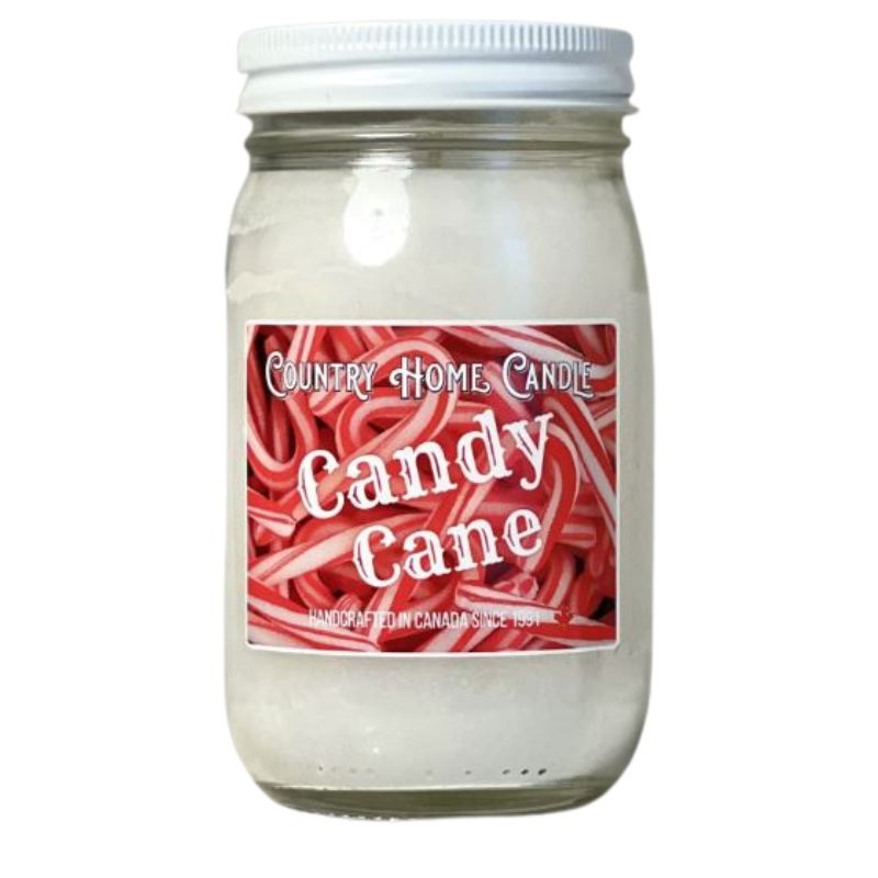 Candy Cane Candle