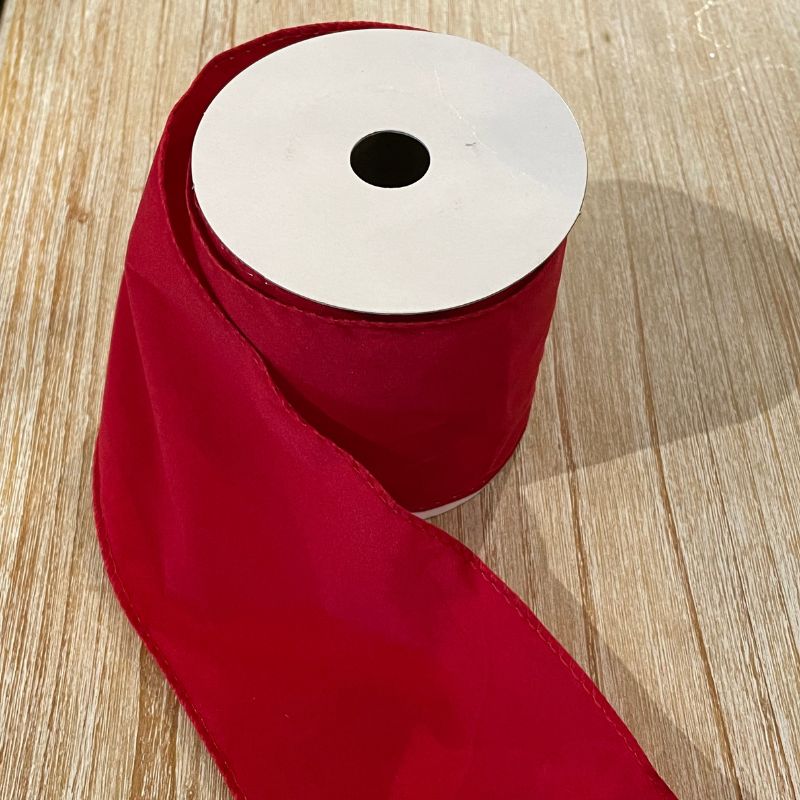 Red Velvet Ribbon 25ft