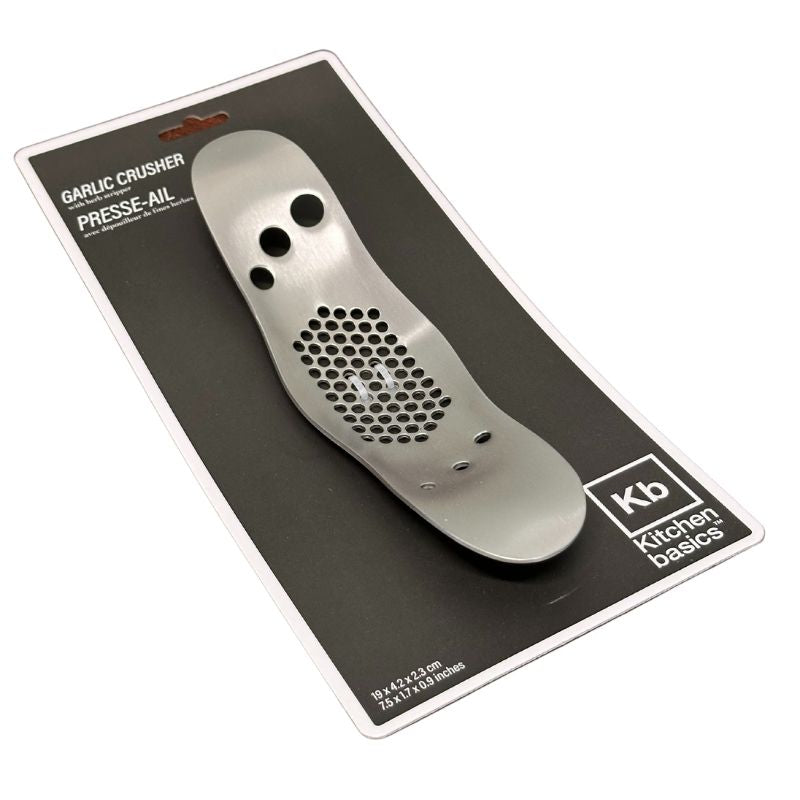 Garlic Crusher with a Herb Stripper