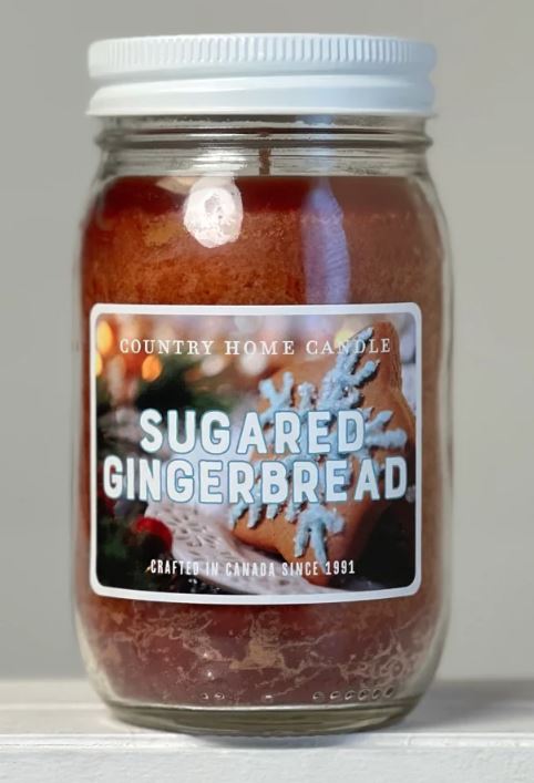 16oz Jar Candle - Sugared Gingerbread