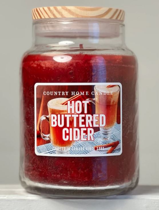 26oz Jar Candle - Hot Buttered Cider