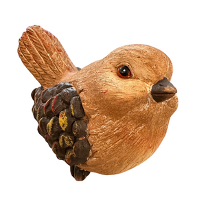 Fall Bird w/PC Wing Figurine 5"