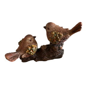 Fall Birds on Branch 8"