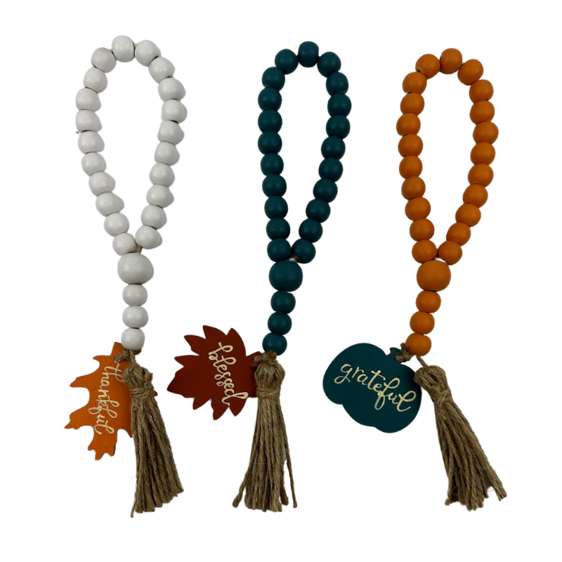 Fall Beaded Tassel Loop 12