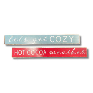 Table Sitter Sign 18.5" Asrt