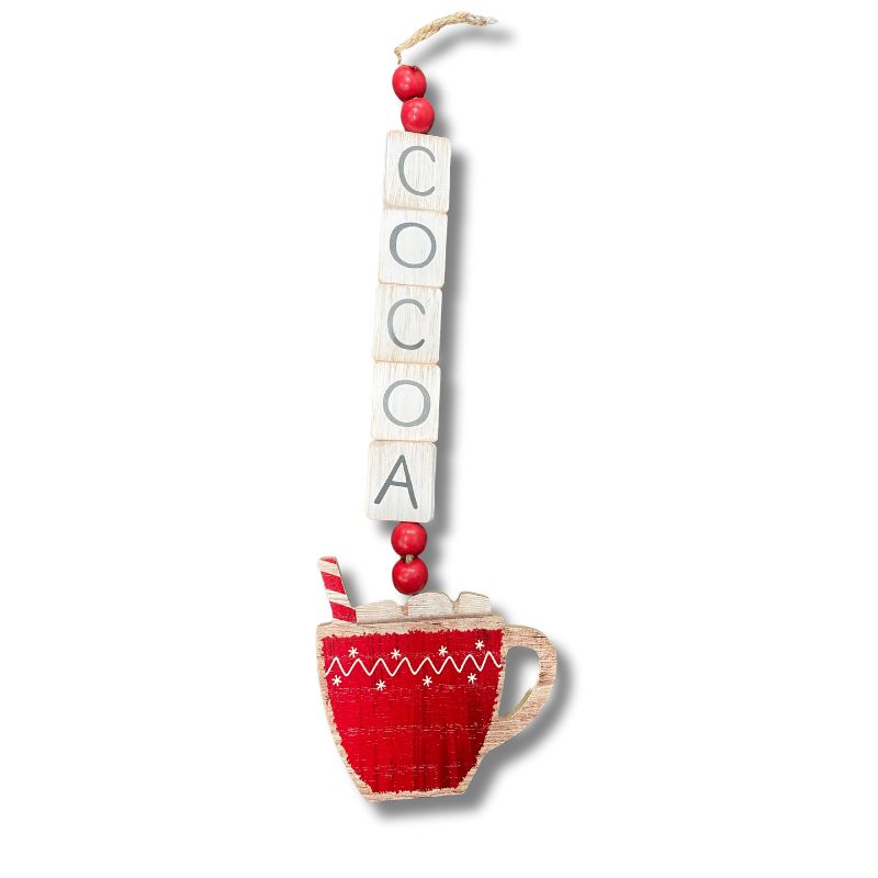 Cocoa Christmas Cup Hanger 13.5
