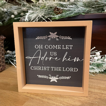 Load image into Gallery viewer, Sign Joy/Merry/Adore/Christmas 6x6&quot; 4/Asst
