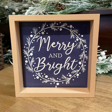 Load image into Gallery viewer, Sign Joy/Merry/Adore/Christmas 6x6&quot; 4/Asst
