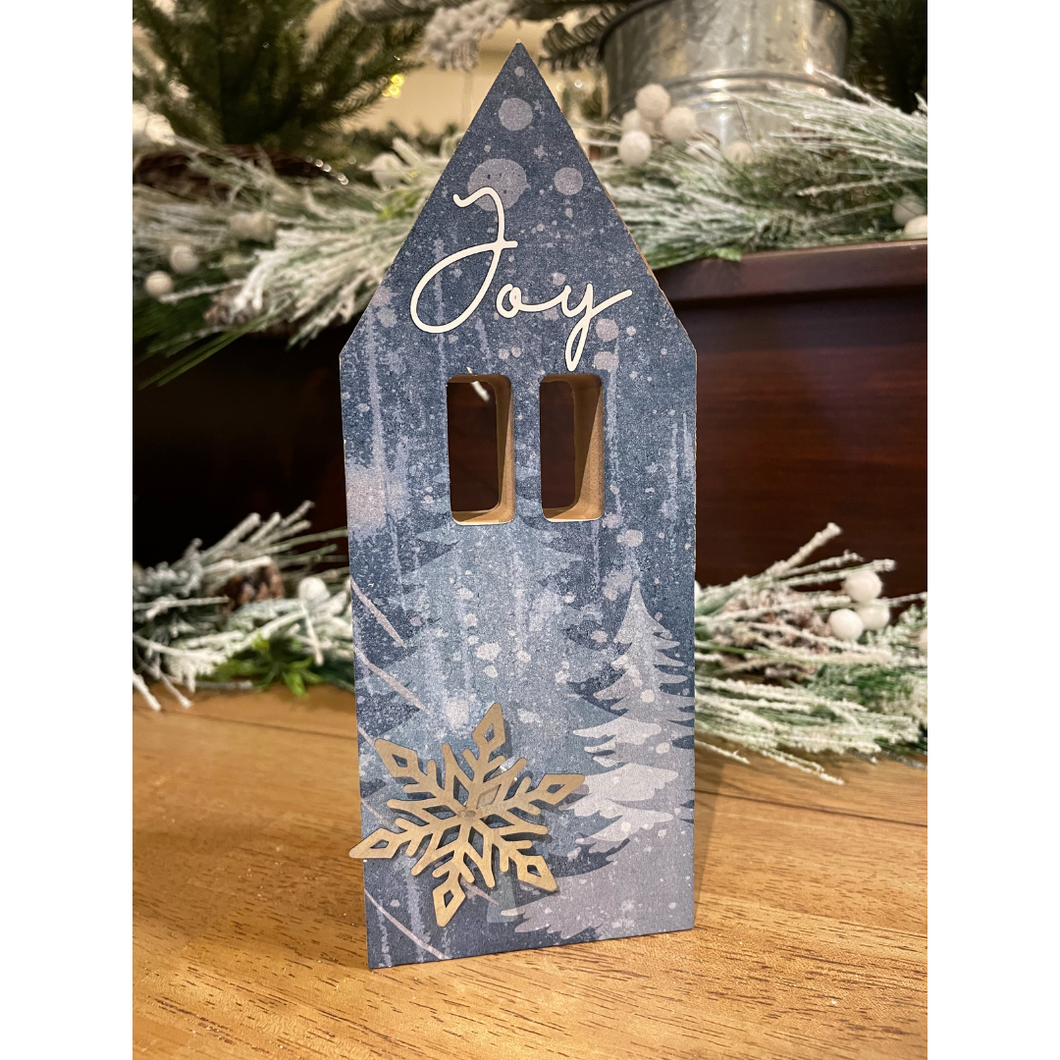 Joy 'House' Block Shelf Sitter 7.75