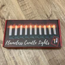 Taper Candles LED 10pc with Clip and Remote