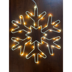 Snowflake Hanging LED 12"