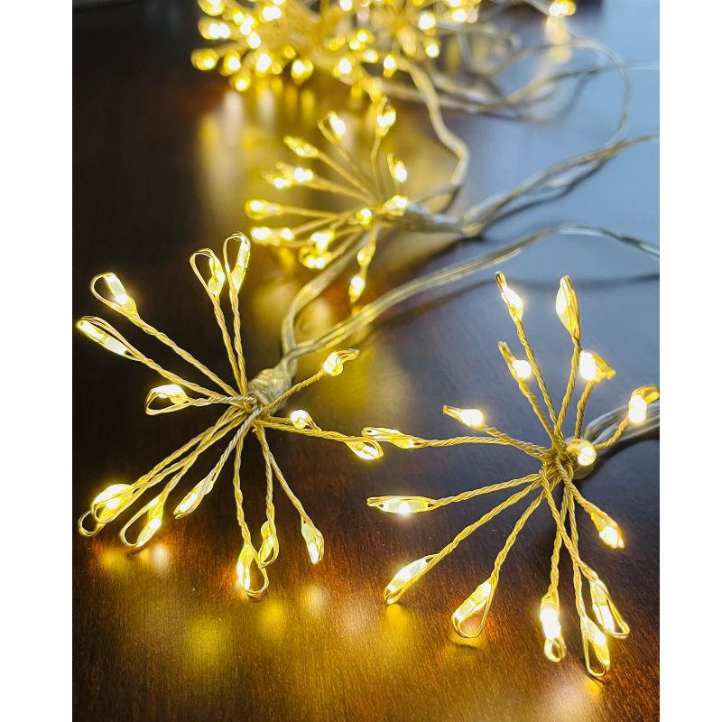 Starburst String Lights Set LED 9'