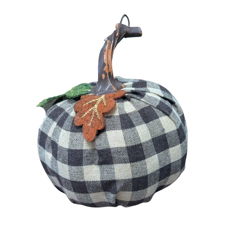 Check Fabric Pumpkin 5