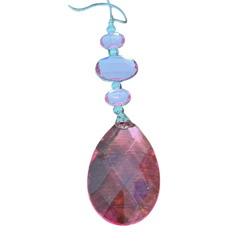 Pink Drop Ornament 6