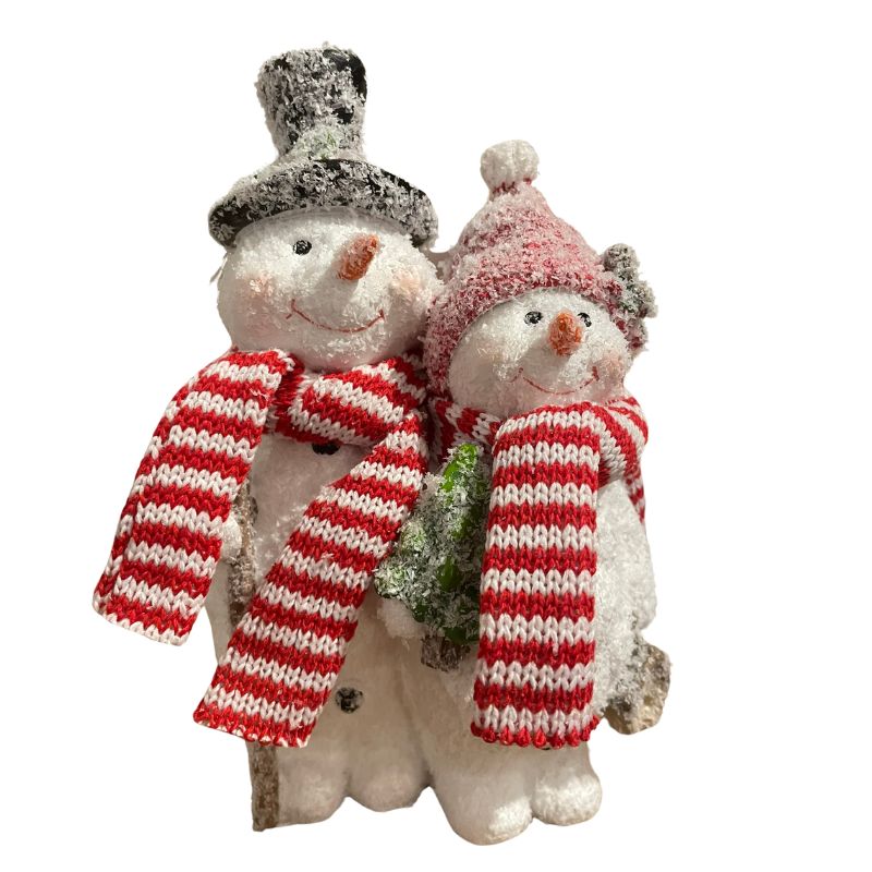 Resin Snowman Couple 8