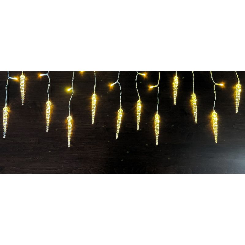 Icicle Curtain Lights LED 12' 8 Function