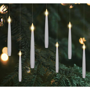 Hanging Taper Candles LED 10pcs w/Remote