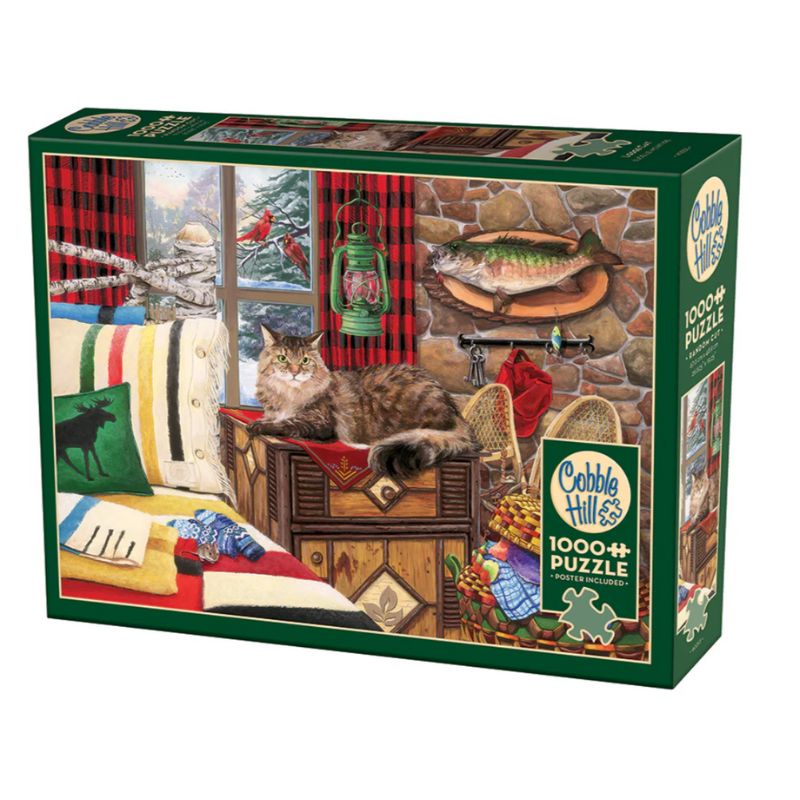 Lodge Cat Puzzle 1000pcs