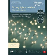 Load image into Gallery viewer, Mirco Warm White String Lights 378LED
