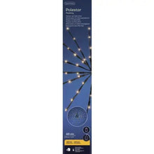 Load image into Gallery viewer, Warm White 18&quot; Polestar Lights 60LED Battery Operated

