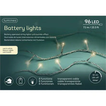 Load image into Gallery viewer, Warm White String Lights 96LED Battery Operated
