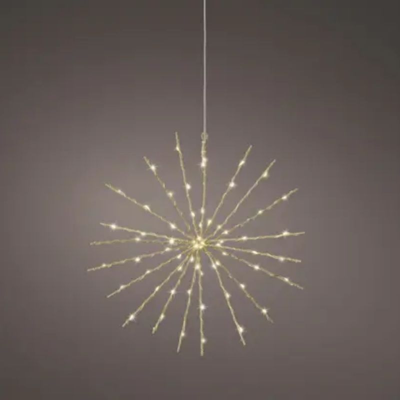 Warm White Polestar Lights 70LED Battery Operated