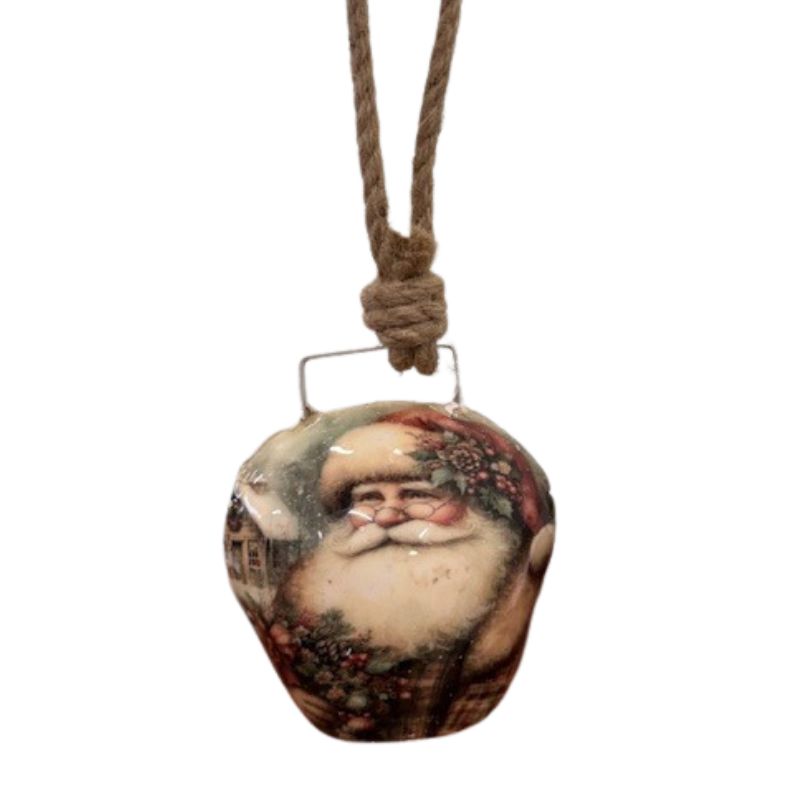 Santa Iron Bell 4.75