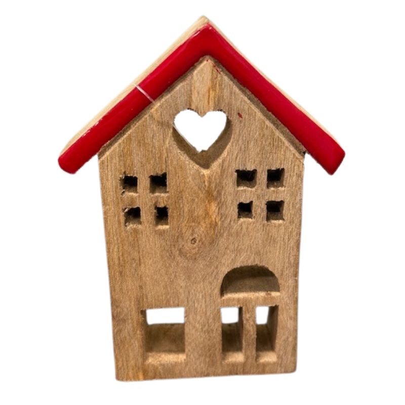 Wooden House with Red Roof 4.5