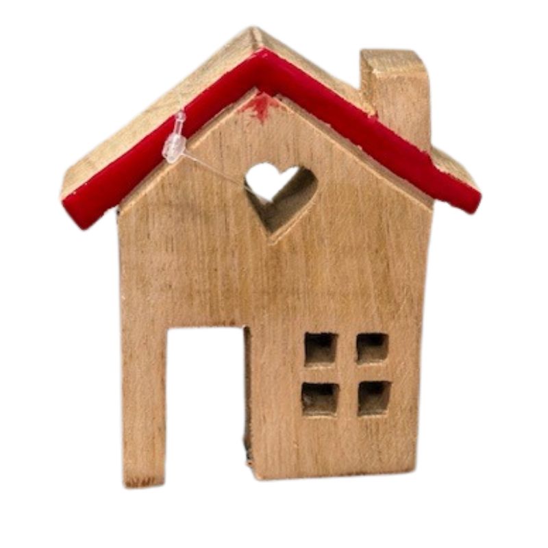 Wooden House with Red Roof 4