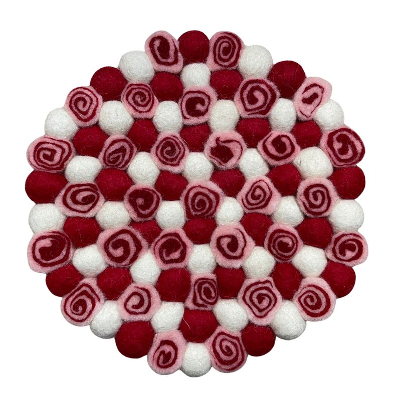 Candy Disk Felt Trivet 8.25