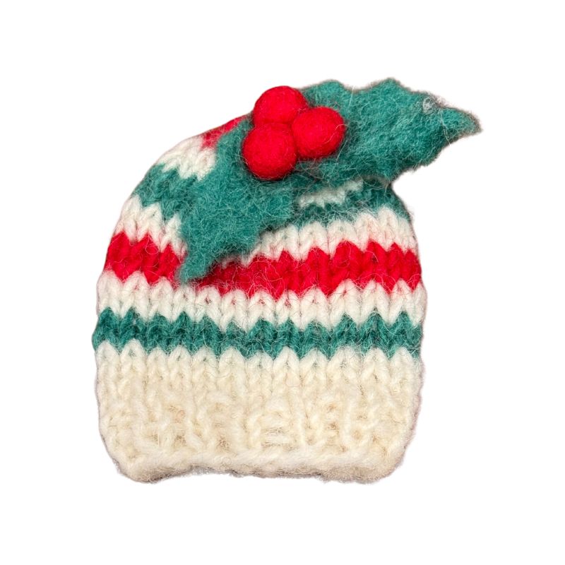Beanie Hat Felt Ornament